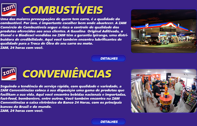 Combustíveis e Conveniências
